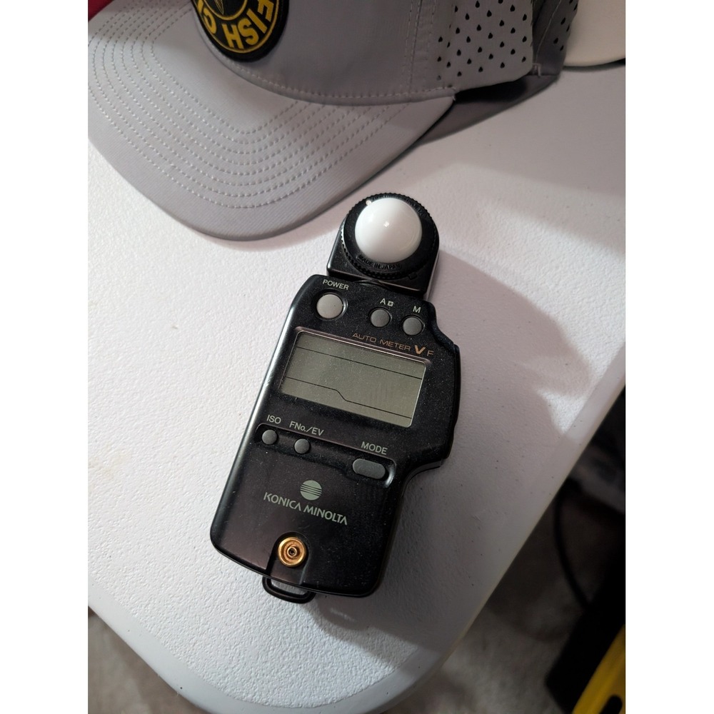 Konica Minolta Auto Meter VF Digital Light Meter Black Professional Japan Made